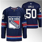 Men's New York Rangers #50 Will Cuylle Navy Stitched Jersey Dzhi,baseball caps,new era cap wholesale,wholesale hats